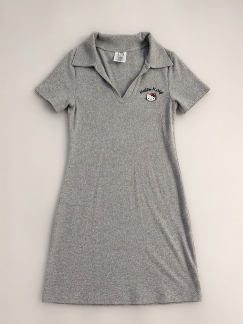 Hello Kitty Light Grey Polo Mini Dress